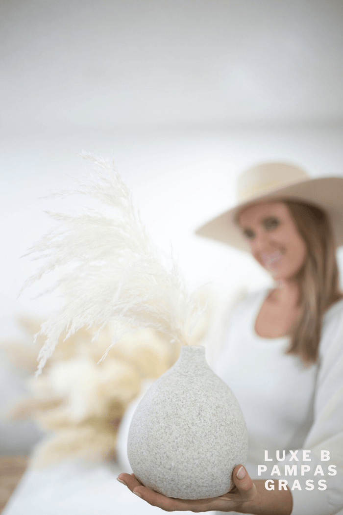 LUXE B PAMPAS GRASS MOJAVE DESERT VASE SMALL