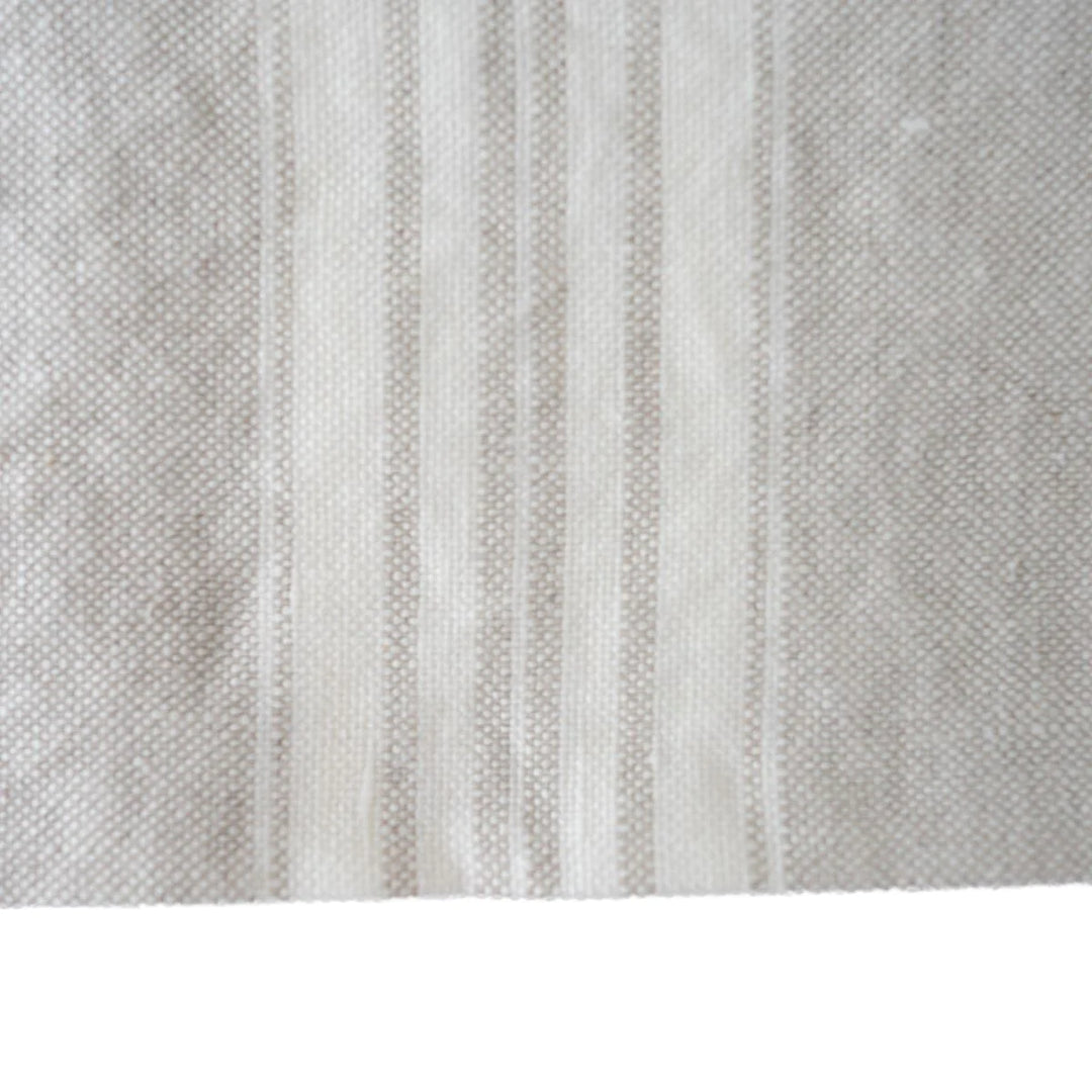 BEIGE RUNNER WITH WHITE STRIPES