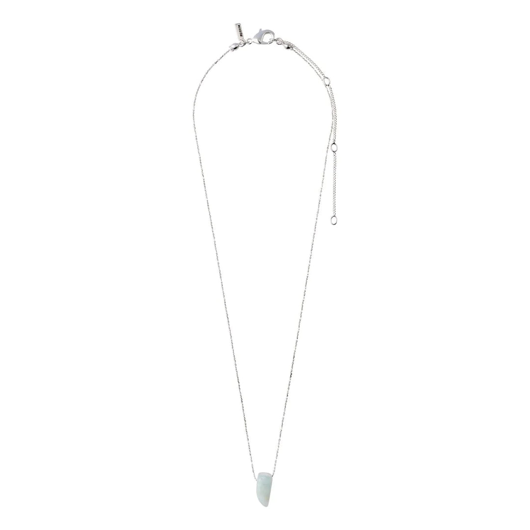 PILGRIM THROAT CHAKRA NECKLACE SILVER PLATED