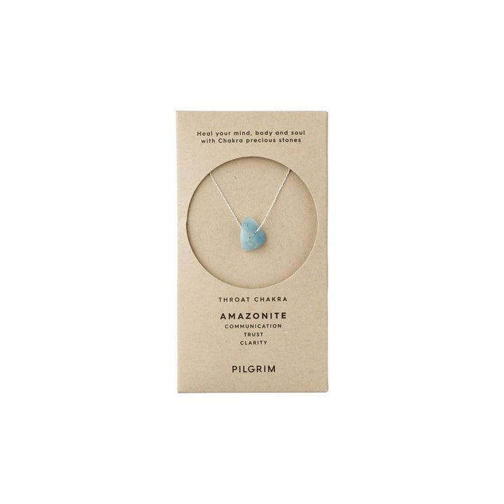 PILGRIM THROAT CHAKRA NECKLACE SILVER PLATED