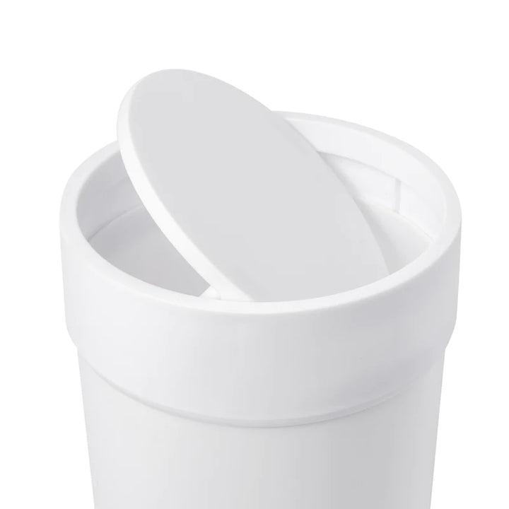 Brabantia 30 L Kitchen Touch Bin New (White) Couvercle amovible, ouverture Soft-Touch, poubelle facile à nettoyer + sacs poubelle