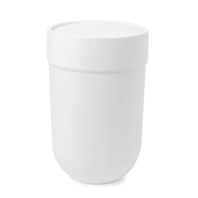 Brabantia 30 L Kitchen Touch Bin New (White) Couvercle amovible, ouverture Soft-Touch, poubelle facile à nettoyer + sacs poubelle