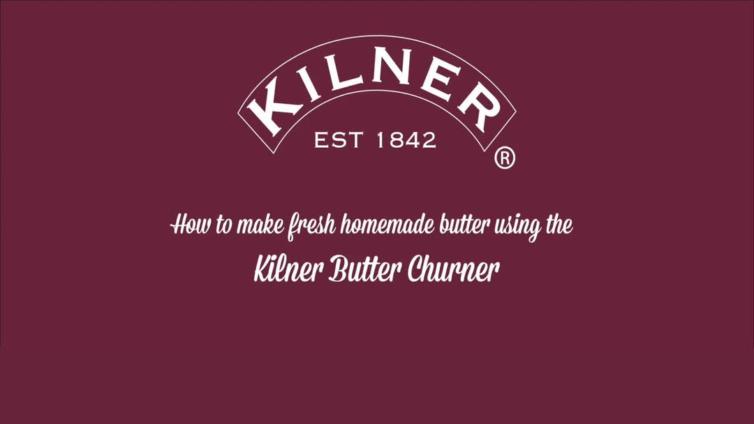 Beurrier en verre Kilner et couvercle