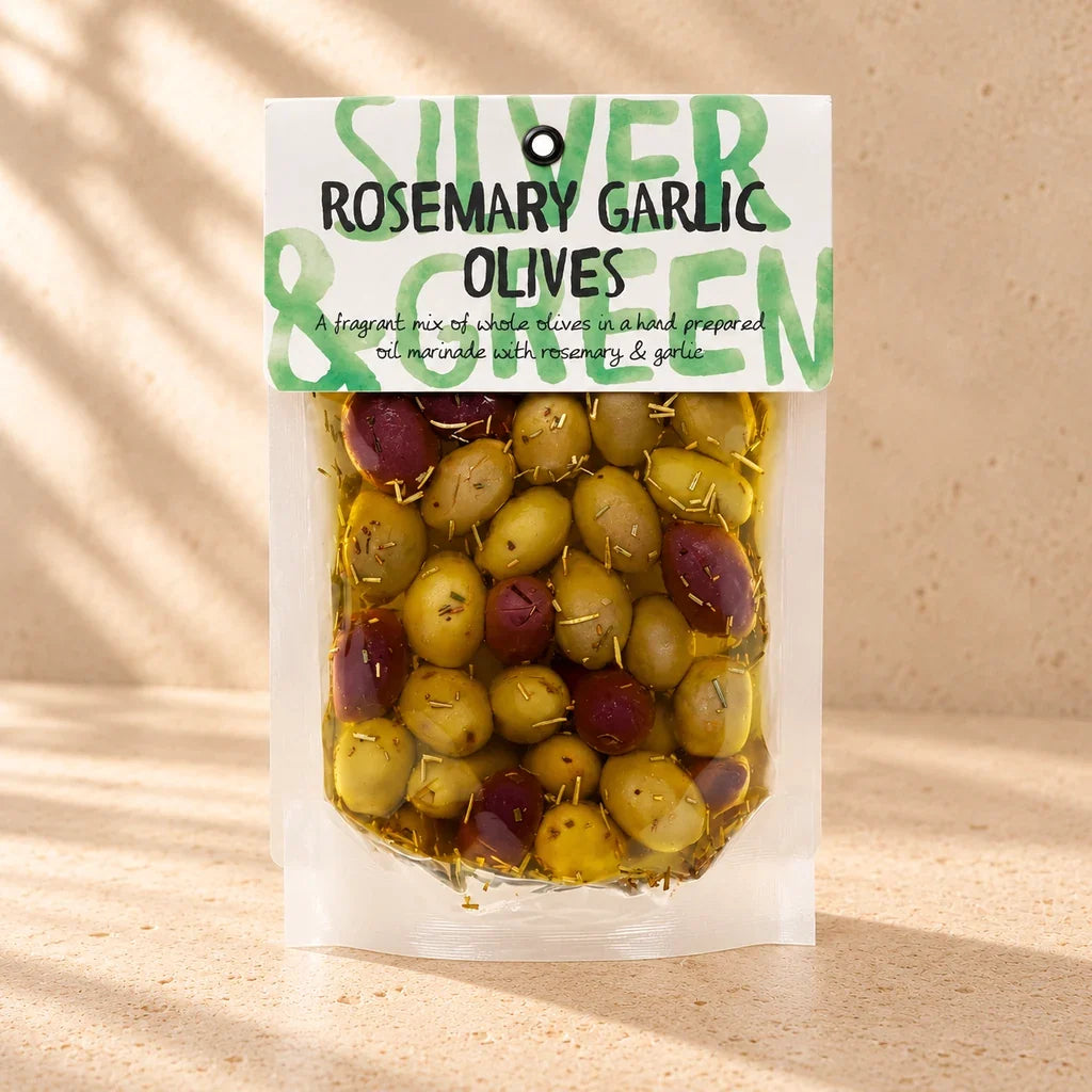 G. D’Aoust | Gourmet / Antipasti & Olives | ROSEMARY GARLIC MIXED OLIVES 220G