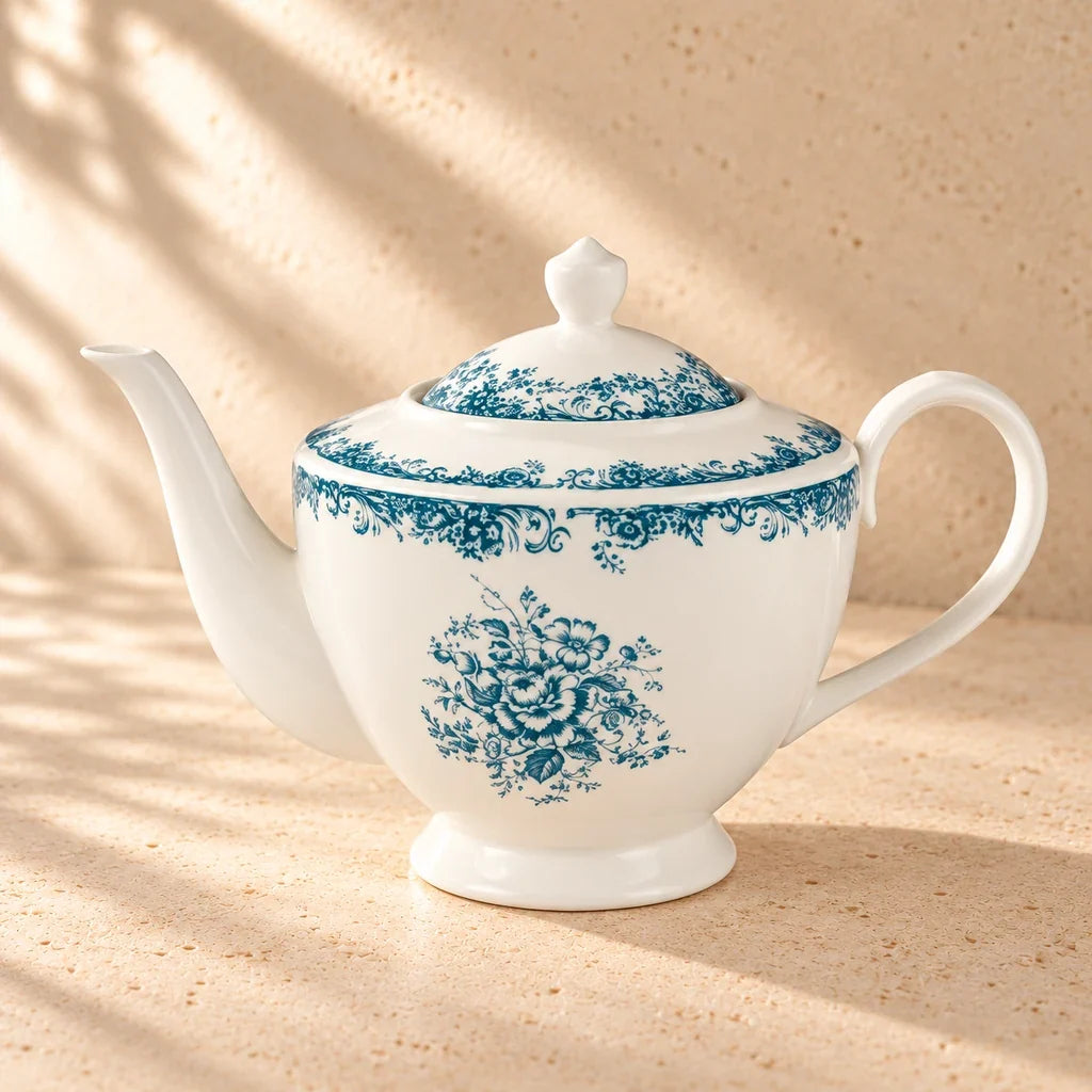G. D’Aoust | Kitchenware / Coffee & Tea Sets | CASA DOMANI ROSETTA TEAPOT 1L "ANTIQUE BLUE"