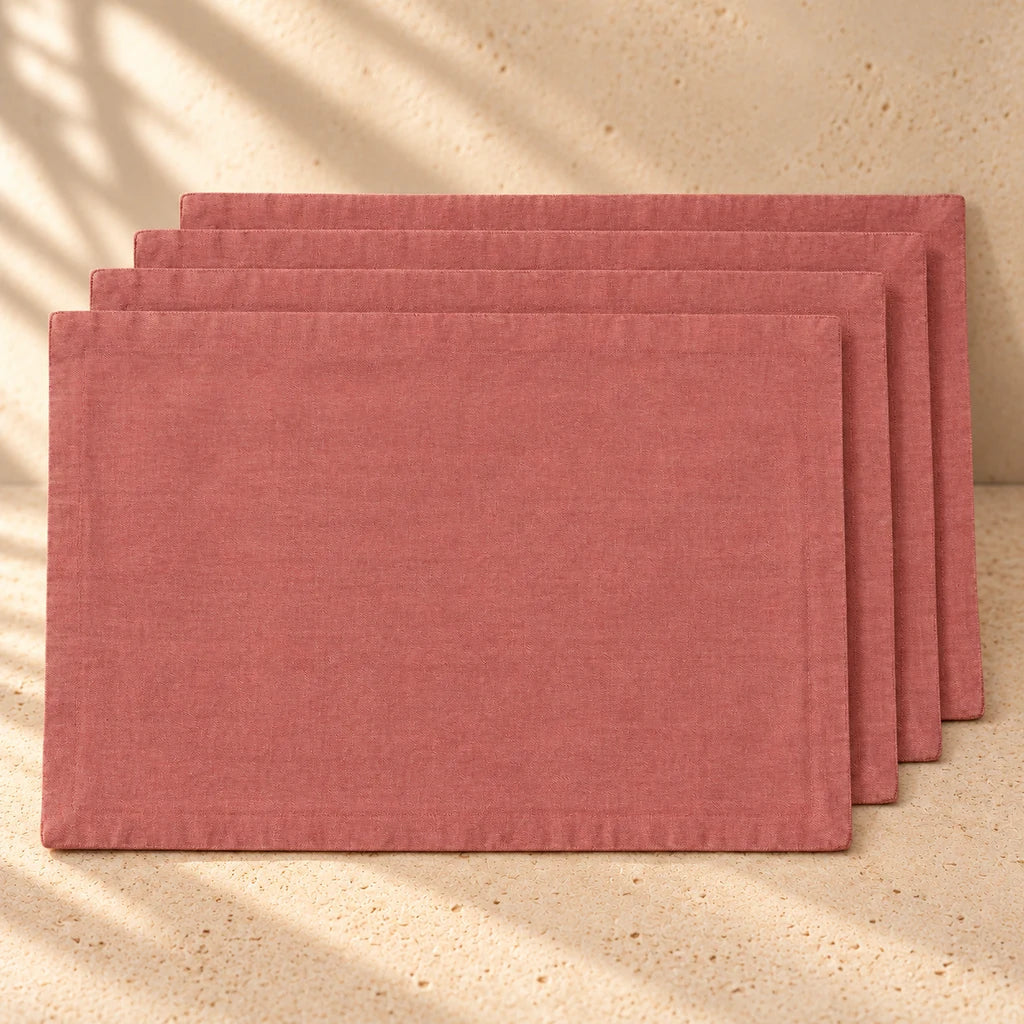 G. D’Aoust | Kitchenware / Placemats | CANYON ROSE STONEWASH PLACEMATS - SET OF 4