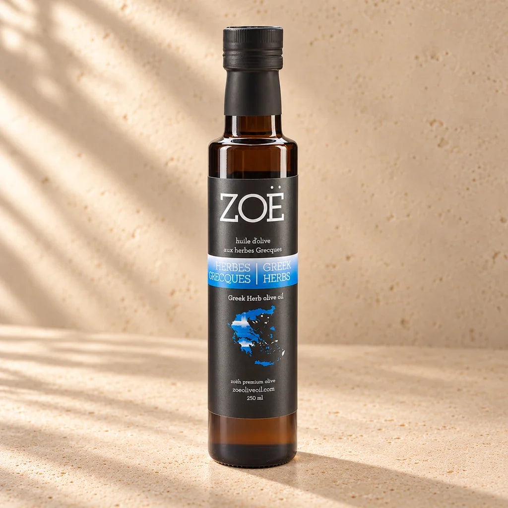 G. D’Aoust | Gourmet / Oils & Sauces | GREEK HERBS INFUSED OLIVE OIL 250ML
