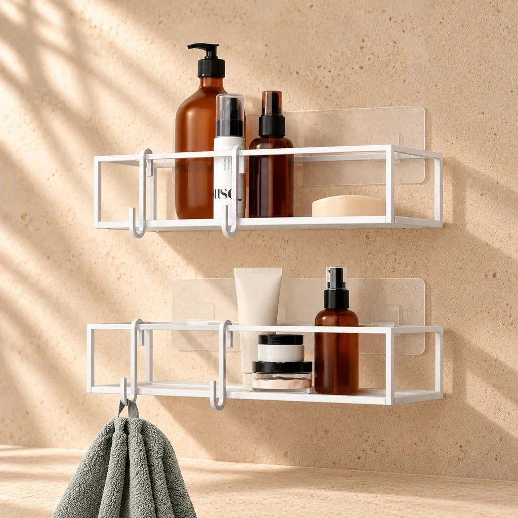 G. D’Aoust | Homeware / Shower Curtains & Accessories | CUBIKO SHOWER BINS - SET OF 2
