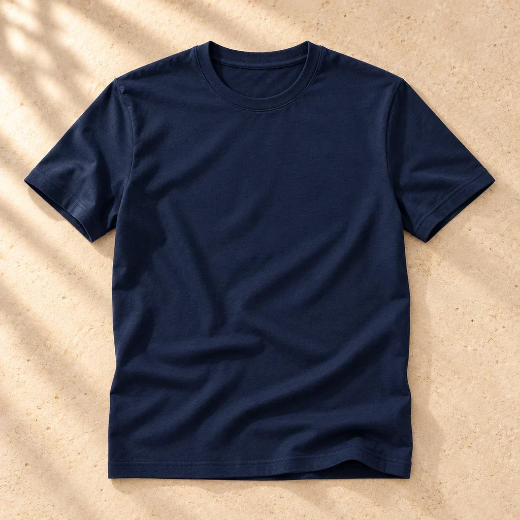 G. D’Aoust | Men / T-Shirts & Tanks | BIX - ORGANIC COTTON T-SHIRT "NAVY"