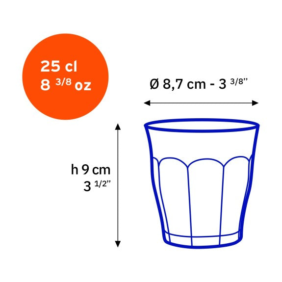 PLUM TUMBLER 250ML SET OF 4