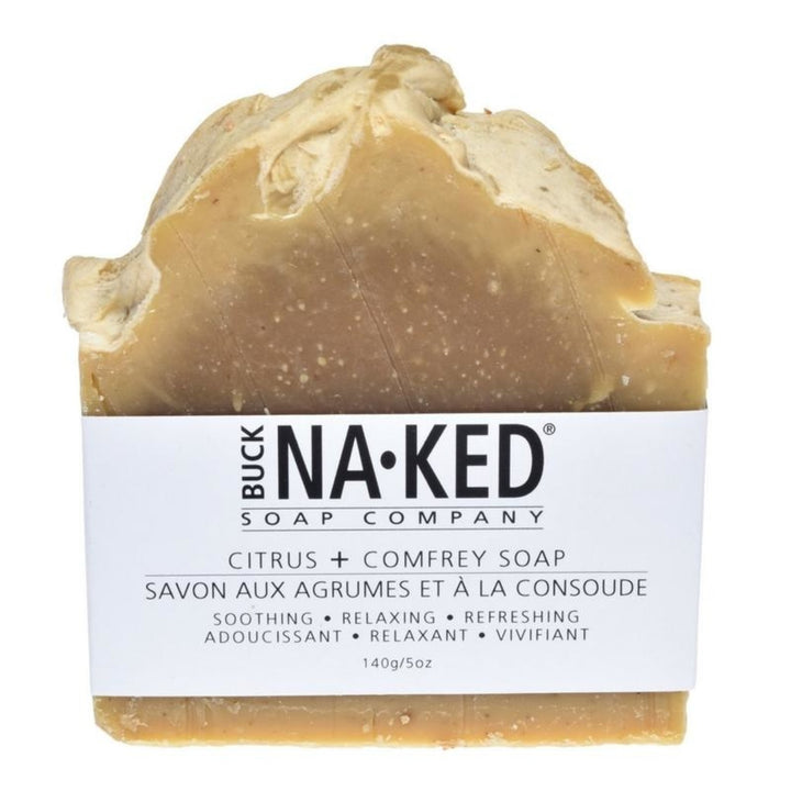 Buck Naked Citrus & Comfrey Soap