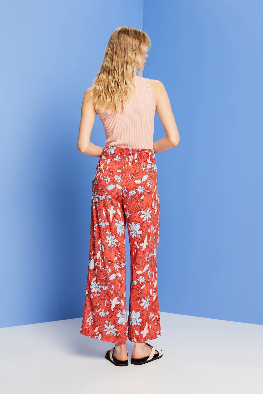 WIDE LEG PULL-ON TROUSERS
