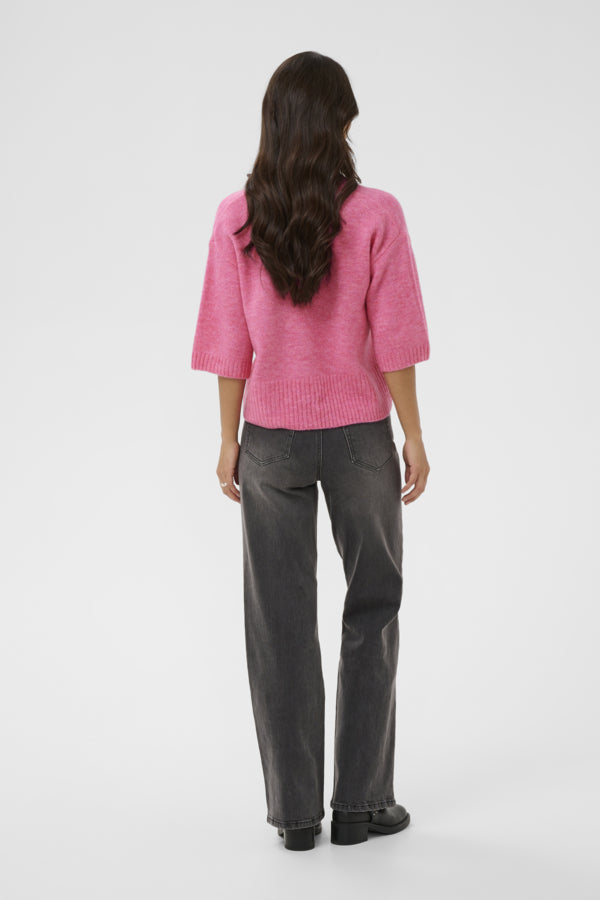 KAROSIE CARDIGAN "PINK POWER MELANGE"