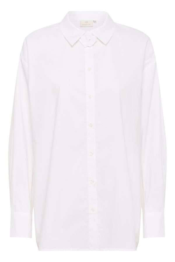 KAFFE KAMIRA SHIRT - OPTICAL WHITE