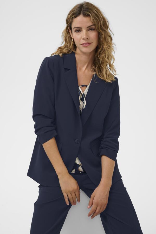 CRCAN COCAMIA 3/4 BLAZER - NAVY BLAZER