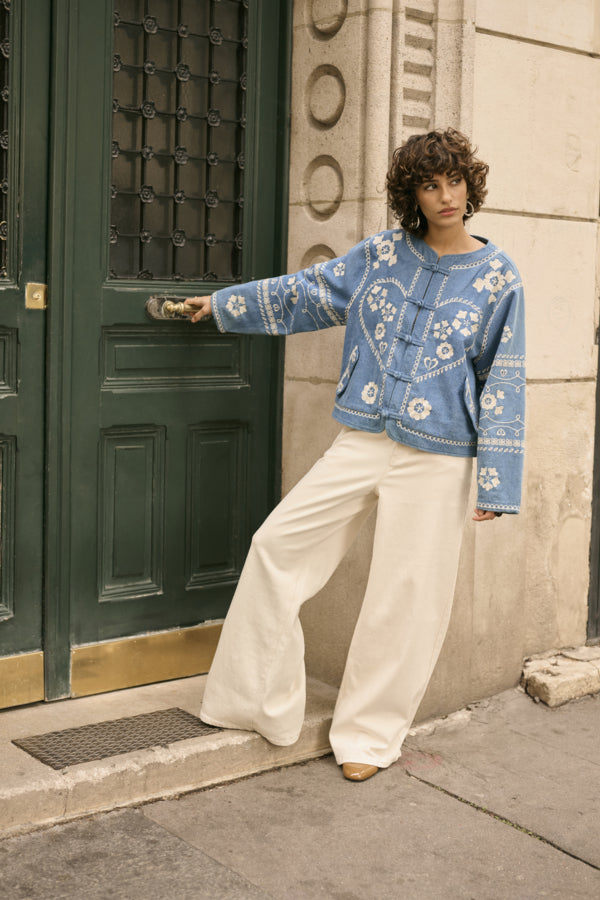 CRVISTI TWILL PANT - NATURAL SAND