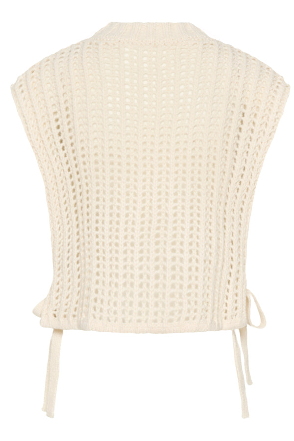 CRWULLIE KNIT SLIPOVER - WHISPER WHITE