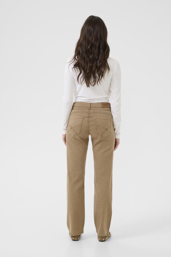 CRSOPHIA LP STRAIGHT TWILL COCO FIT - COCOA CREME