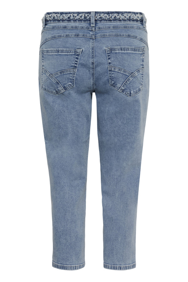 CRGRAZIE 3/4 DENIM BRANDING CAMBELL MEDIUM BLUE