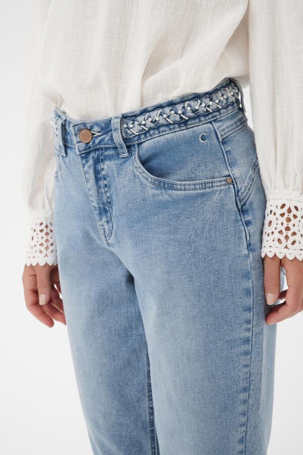 CRGRAZIE 3/4 DENIM BRANDING CAMBELL MEDIUM BLUE
