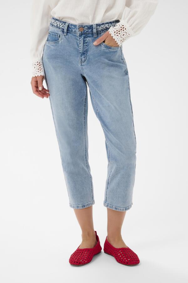 CRGRAZIE 3/4 DENIM BRANDING CAMBELL MEDIUM BLUE