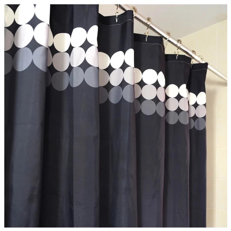 Harman Verge Shower Curtain Black
