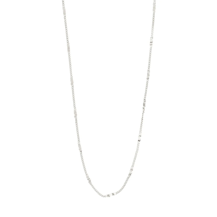 Pilgrim Create Recycled Chain Necklace Silver Plated