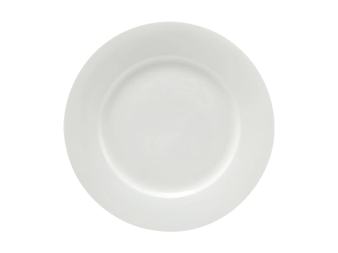 WHITE BASICS PLATE RIM SIDE 19CM