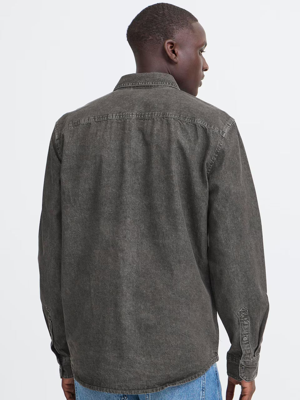 BBLEND BHDARGO SHIRT DENIM - DENIM GREY
