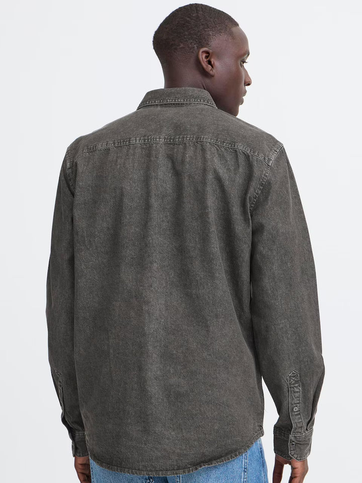 BBLEND BHDARGO SHIRT DENIM - DENIM GREY