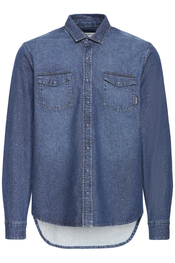 BHDARGO SHIRT DENIM - BLUE DENIM UNWASHED
