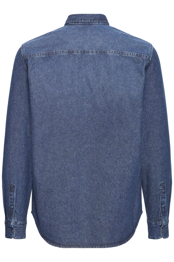 BBLEND BHDARGO SHIRT DENIM - BLUE DENIM UNWASHED