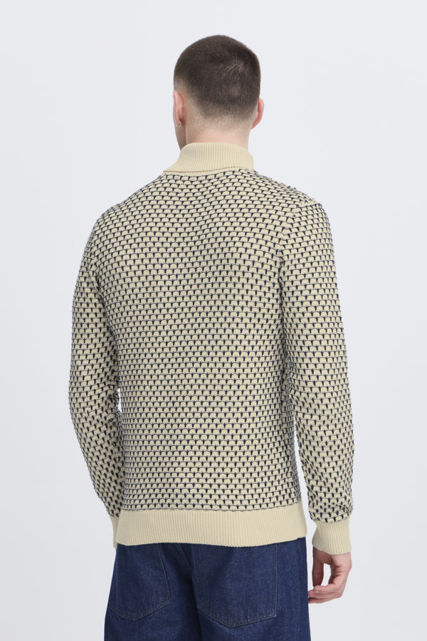 BBLEND BHDONG ROLLNECK - OYSTER GRAY