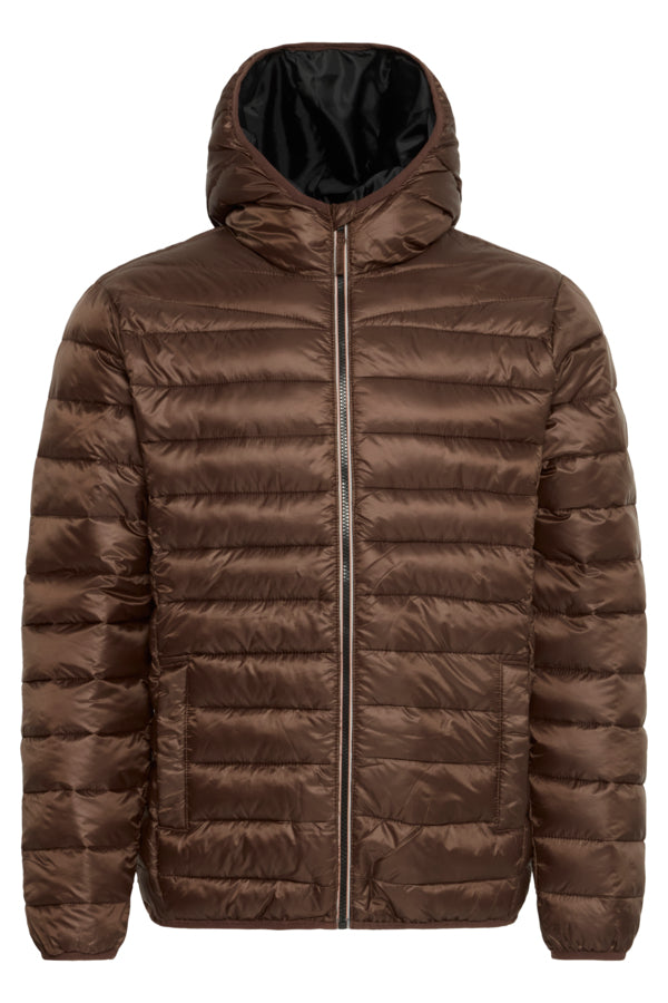 BBLEND BHROMSEY JACKET WITH HOOD - CHICORY COFFEE