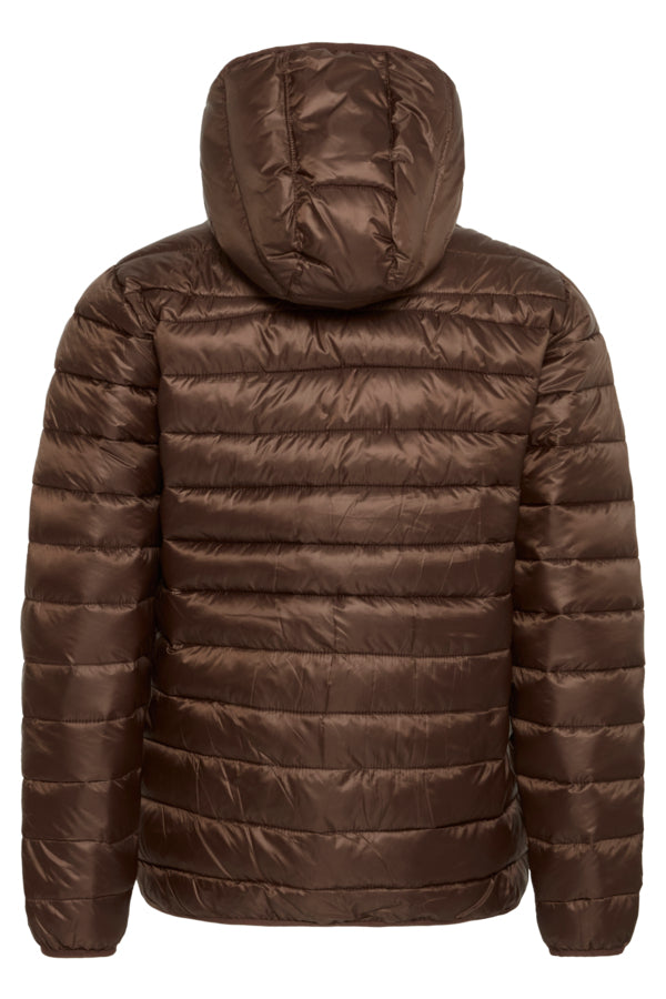 BBLEND BHROMSEY JACKET WITH HOOD - CHICORY COFFEE