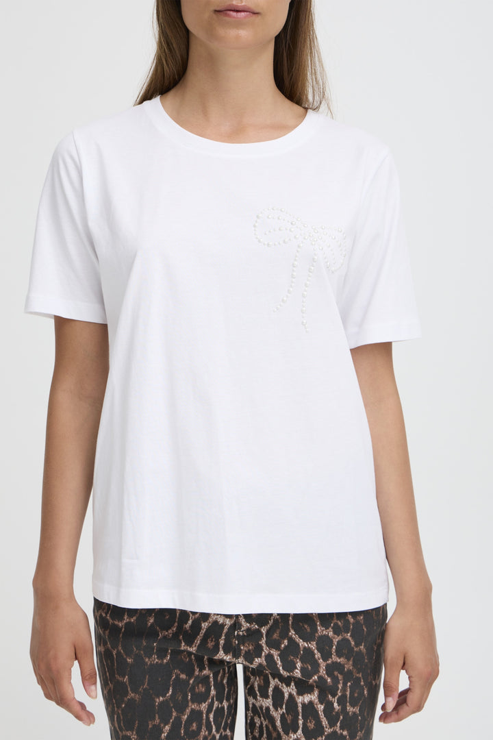 B.YOUNG SELENE TSHIRT - OPTICAL WHITE