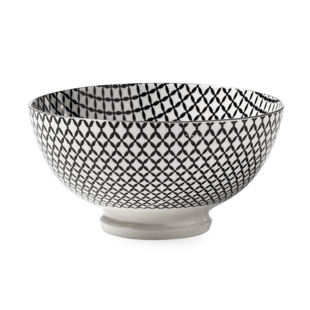 Kiri Porcelain Bowl 6" x 3" - Wicker Weave