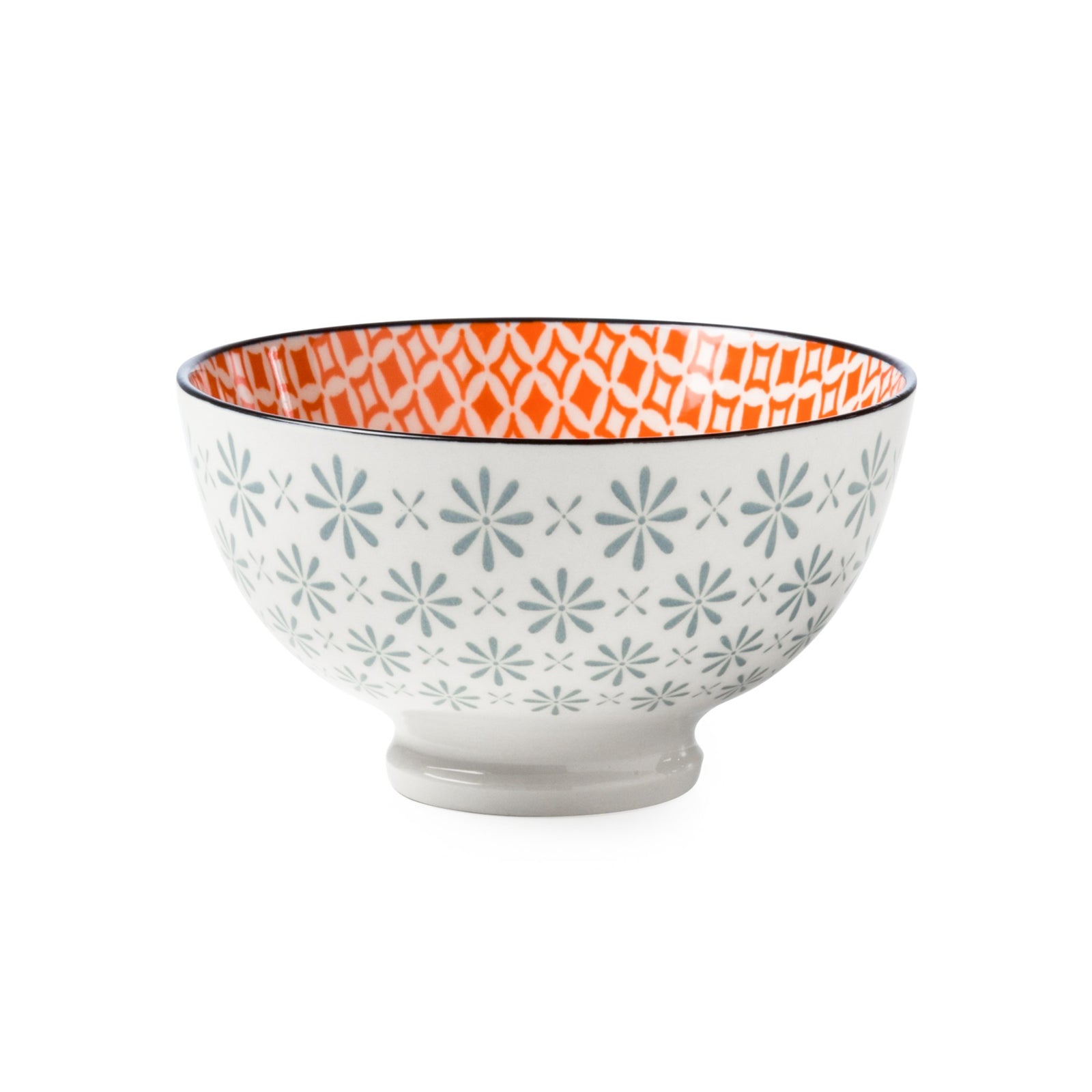 Kiri Porcelain Bowl 4.5" x 2.5" - Gerbera Diamond