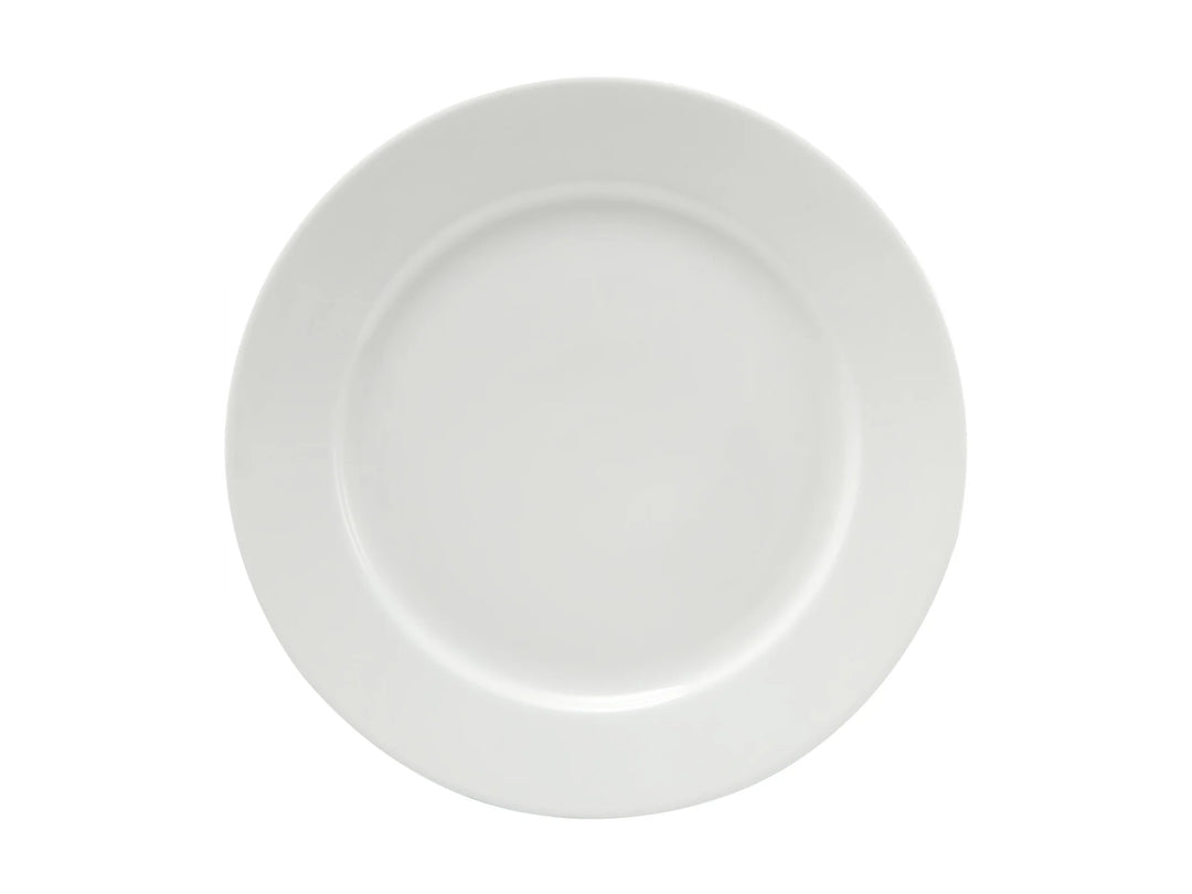 WHITE BASICS PLATE RIM ENTREE 23CM