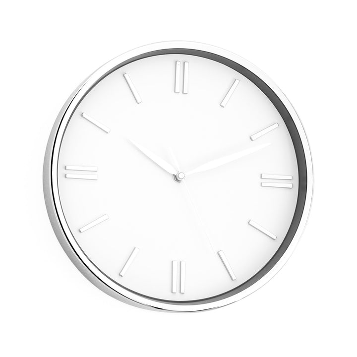 Lino White Watch Face Sweep Motion Clock