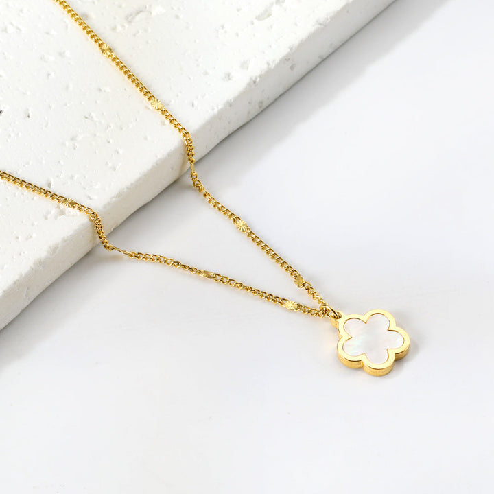 Peach Blossom Pendant Necklace