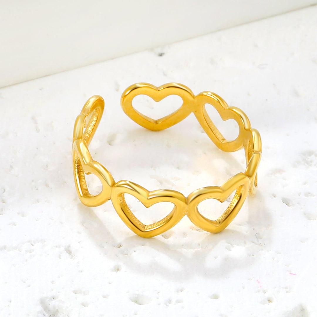 Heartfelt Hollow Ring