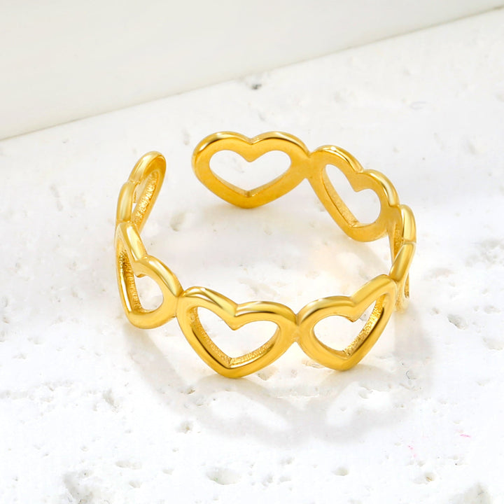 Heartfelt Hollow Ring