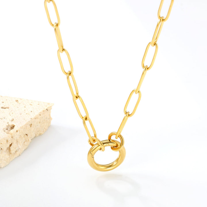Golden Harmony Wire Necklace