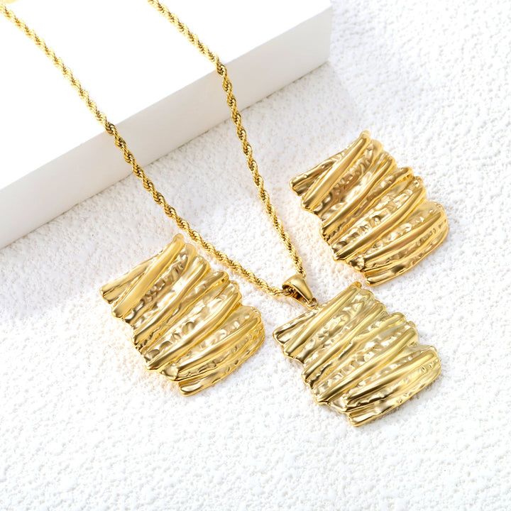 Bark Elegance Jewelry Set