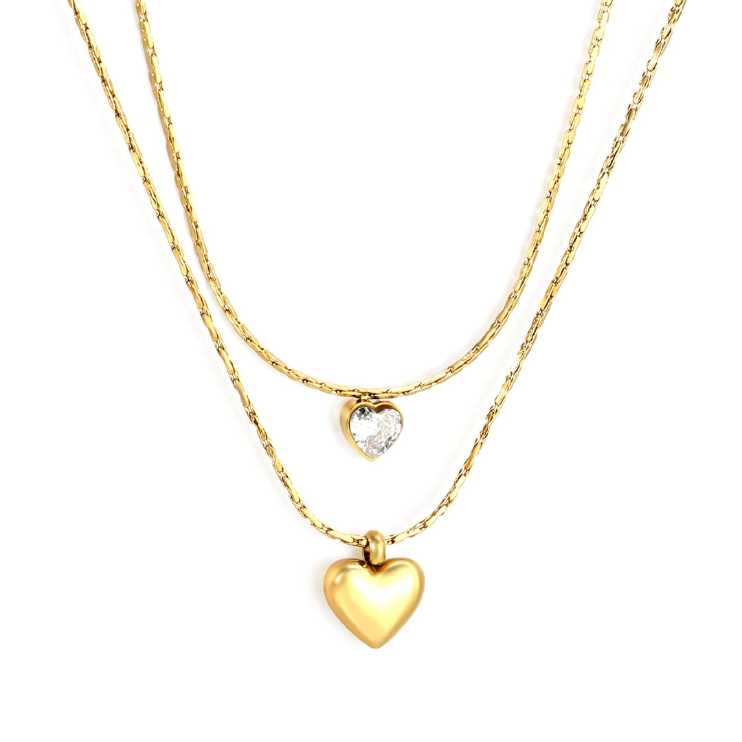 Heartfelt Layered Chain Necklace