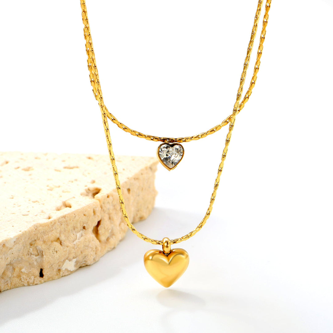 Heartfelt Layered Chain Necklace