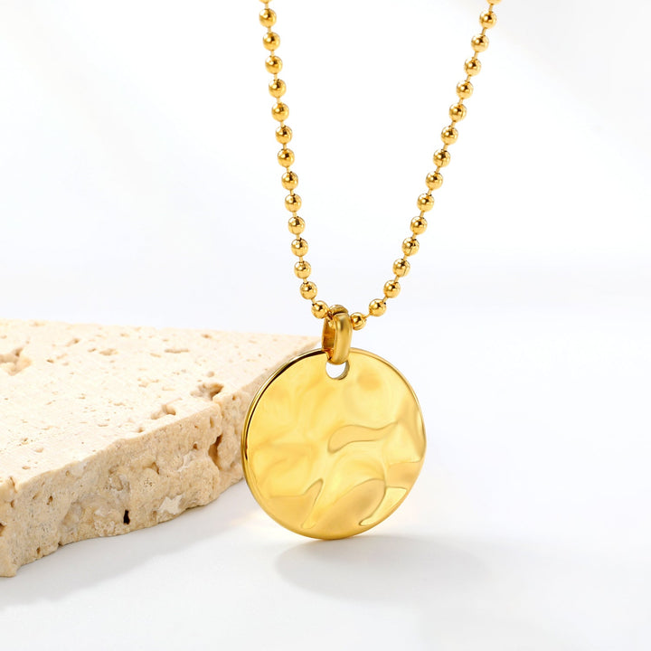 Circle Pendant Personalization Necklace