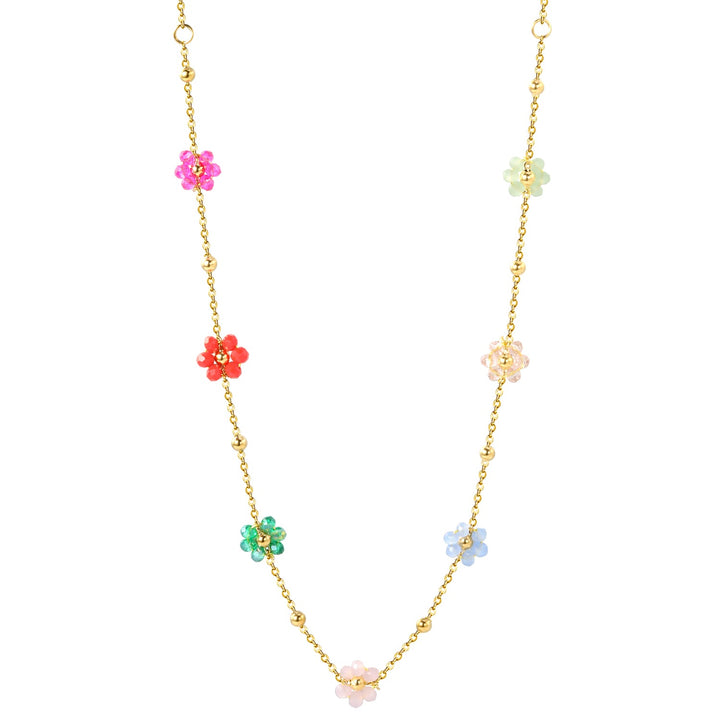 Floral Fusion Pendant Necklace