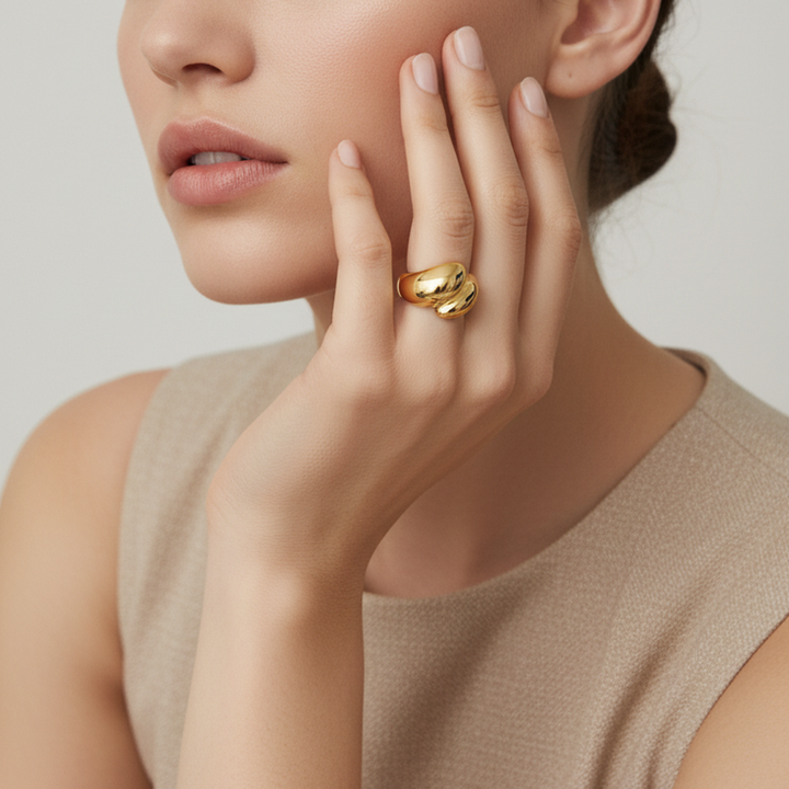 Asymmetry in Gold Ring